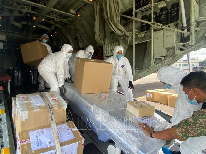 Tudm Laksana Penerbangan Bantuan Logistik Hospital Medan Atm Tawau Air Times News Network