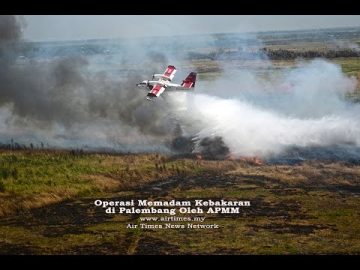 Operasi Memadam Kebakaran Di Palembang Oleh APMM